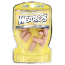 Ultimate Softness Series&trade; Ear Plugs, Yellow, NRR 32, 6 Pair