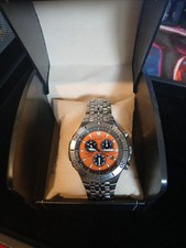 citizens eco drive mens watch Orange