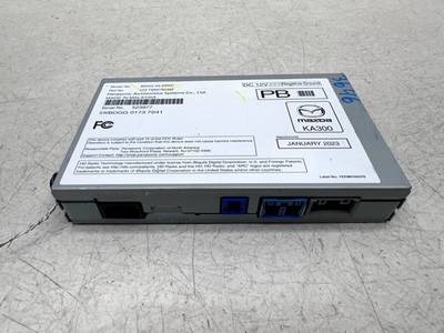 2023 MAZDA CX-9 SATELLITE RADIO RECEIVER TUNER CONTROL MODULE UNIT, OEM LOT3646