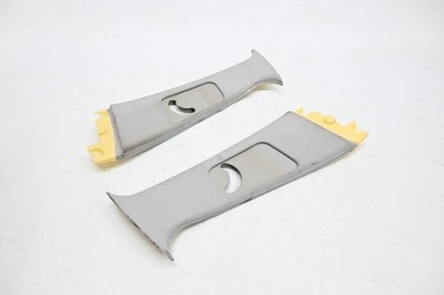   97-03 Bmw E39 5 Series Center B Pillar Upper Column Trim Cover Set Gray Oem
