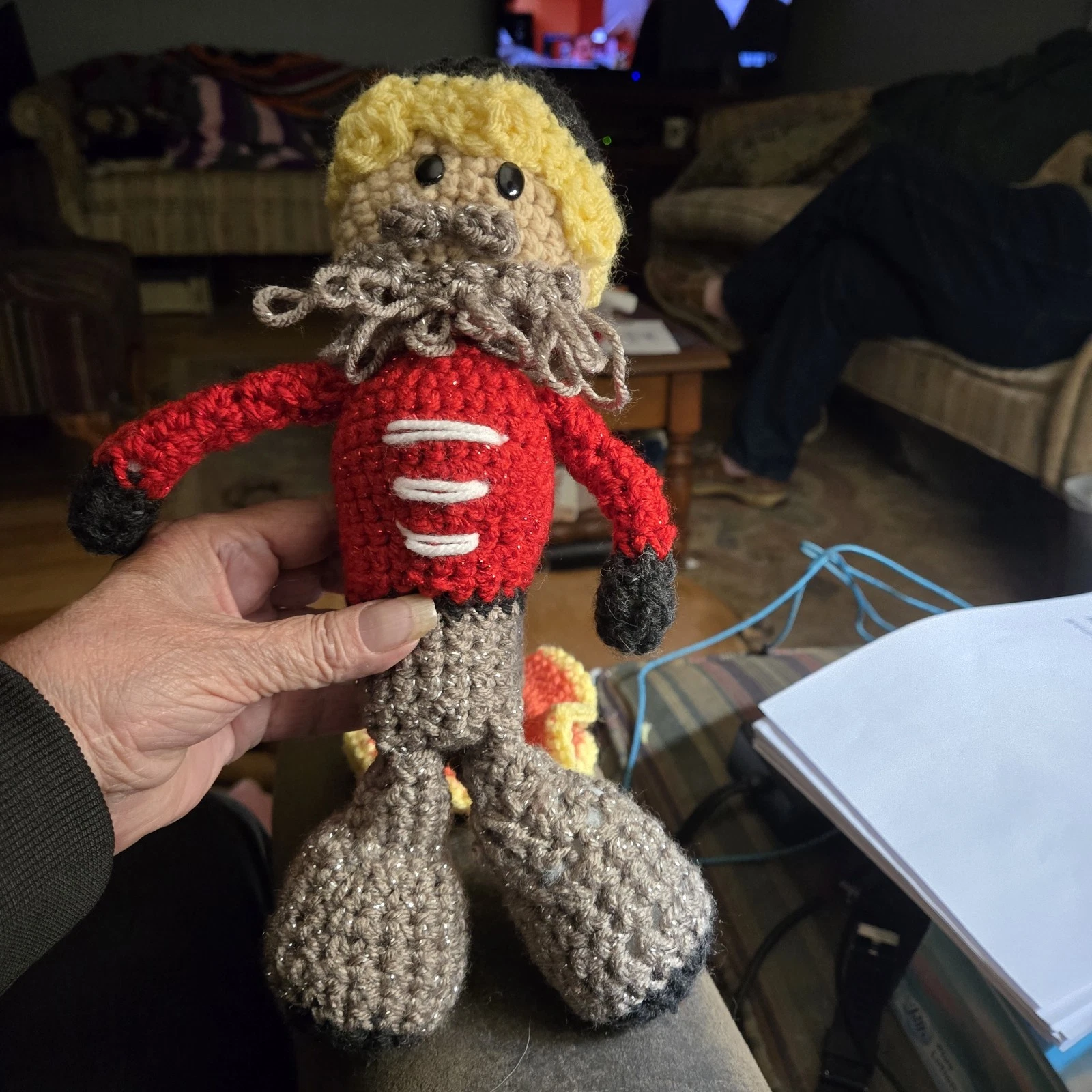 Crocheted Nutcracker