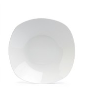 Suppenteller Tiefteller Salatteller Tafelservice Tief Porzellan Weiß Eckig 22 Cm