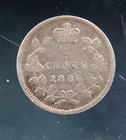 Canada, 5 cents, 1886 Silver coin(0.925)