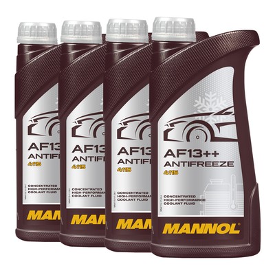 Kühlerfrostschutzkonzentrat MANNOL AF13++ Antifreeze VAG TL 774 F , 4 Liter