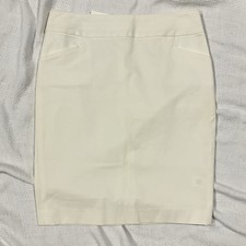 New Banana Republic Womens White Pencil Skirt Size 10