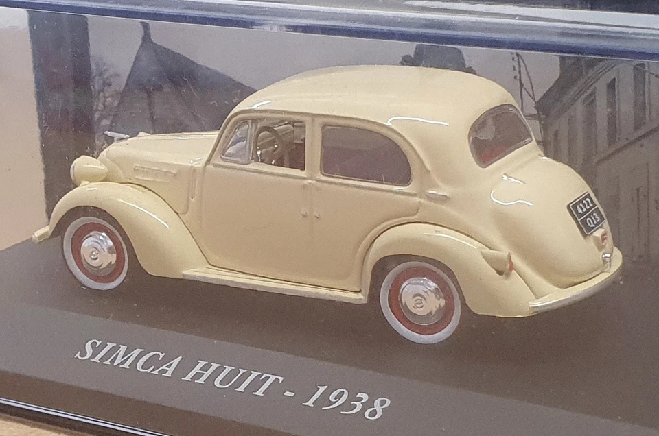 Altaya Escala 1/43 Diecast 71025G - 1938 Simca Huit - Teniente Beige Foto 2 de 4