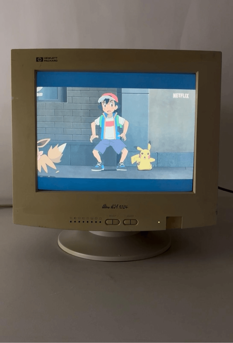 Vtg 1997 HP D2825 Ultra VGA Display 15
