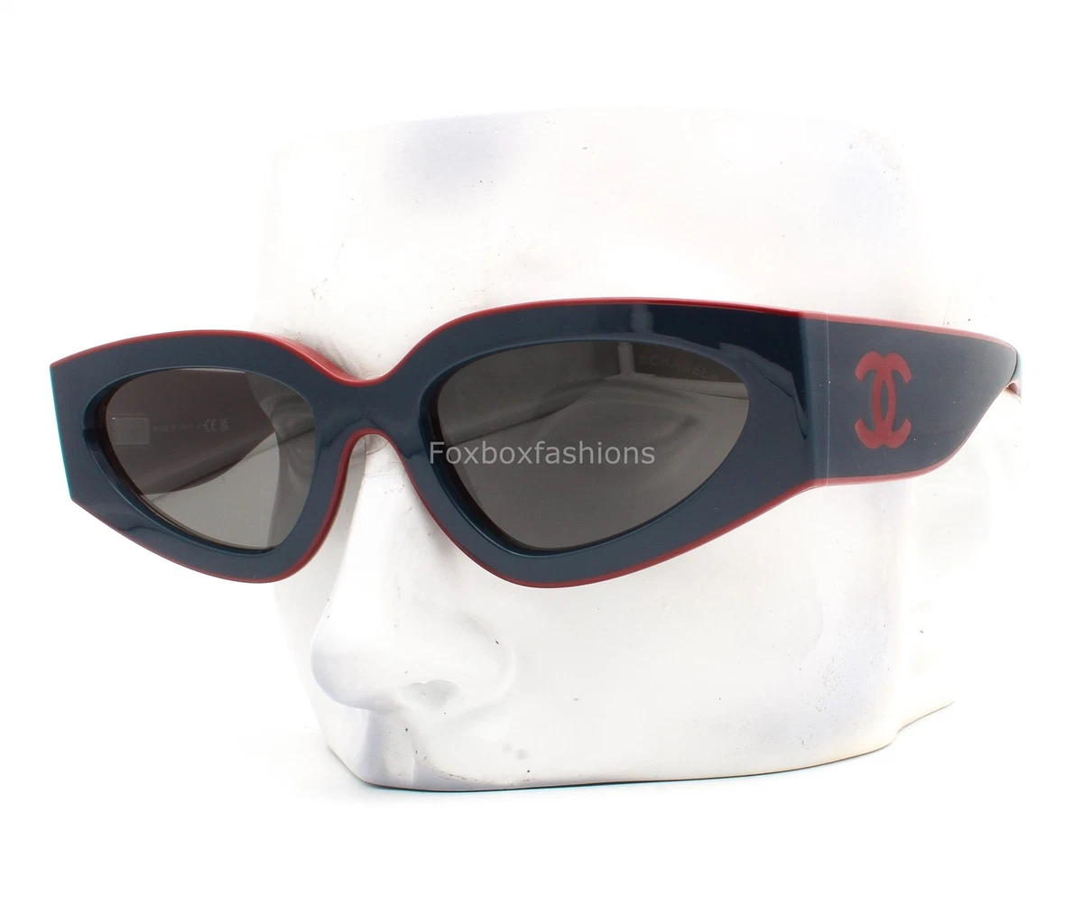 CHANEL Blue Cat Eye Sunglasses for Women for sale | eBay