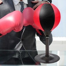 Speed Ball Boxing avec Base à Ventouse Muay Thai Sparring Desktop Punching Bag