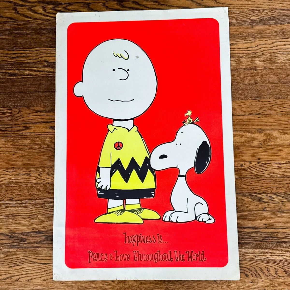 Vintage Snoopy Poster In other Collectible Peanuts Items for sale