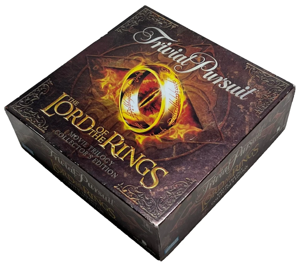 TRIVIAL PURSUIT : Lord Of The Rings Movie Trilogy Collector's Edition Game - Vgc - Image 4 of 4