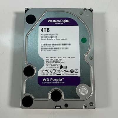 Western Digital WD40PURX-64N96Y0 WD Purple Surveillance 4TB 3.5 SATA Hard Drive
