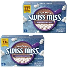 ( 2 Pack ) Swiss Miss Hot Cocoa Mix, Marshmallow Lovers, 8 Count ( 16 Packets)