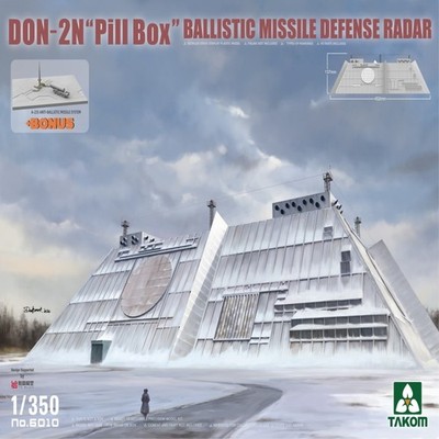 TAKOM 6010  1/350 DON-2N ''PI BOX'' BALLISTIC MISSILE DEFENSE RADAR MODEL KIT