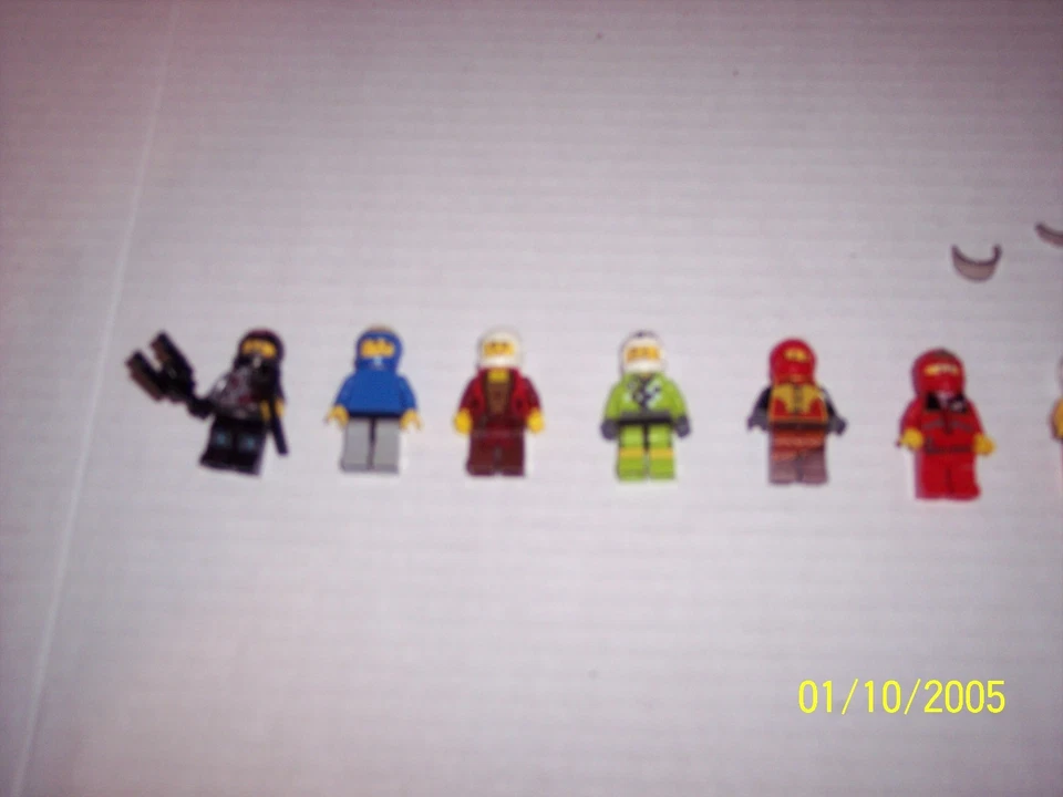 Lot of 10 LEGO Mini FIGURES Minifigure New Figures as Pictured City race car #1 - Image 3 of 3