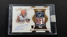 Quinshon Judkins Flawless Shield Auto /4 Autograph 2025 RPA-QJU Browns RPA SSP