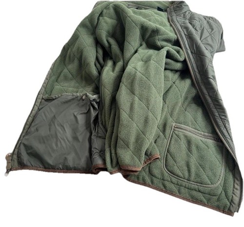 Chaqueta acolchada aislante Polo Ralph Lauren vintage para hombre XL verde cremallera utilitaria - Imagen 12 de 14