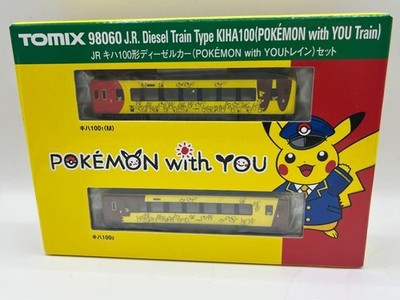 TOMIX 98060 N Scale Kiha 100 type form Pokemon Model Train Diesel set 2