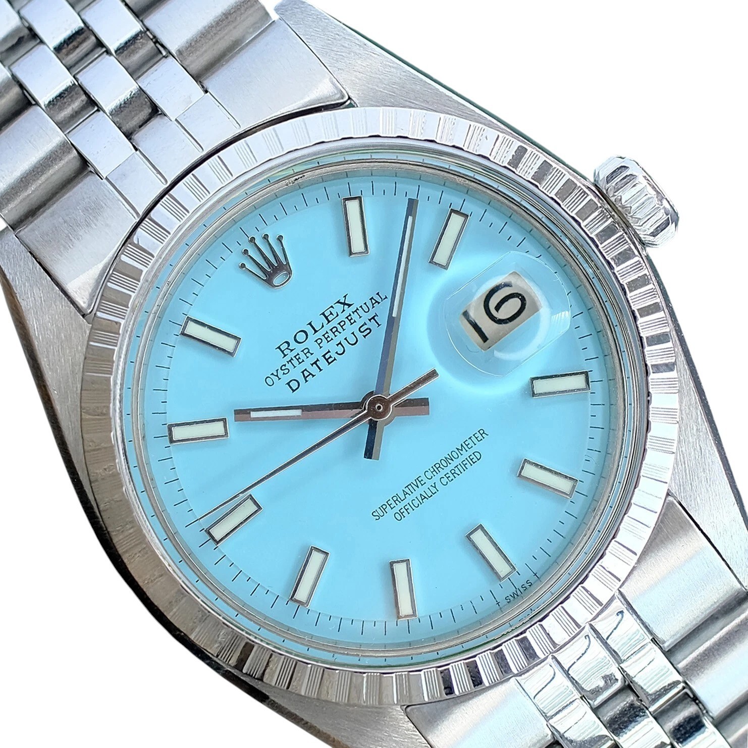 Rolex Datejust Stainless Steel Powder Blue