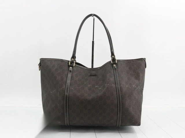 Gucci GG Supreme Tote PVC Exterior Bags & Handbags for Women for