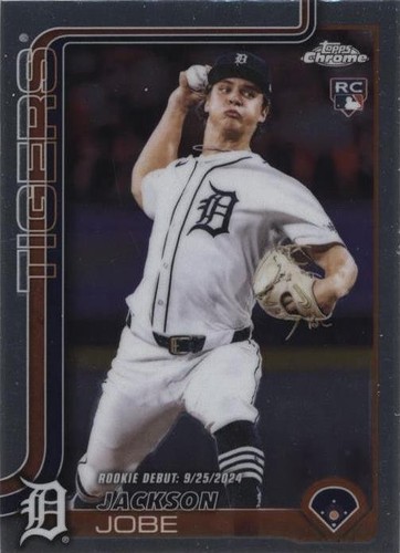 2025 TOPPS STADIUM CLUB JACKSON JOBE ORANGE 06/25 AUTO RC CHROME