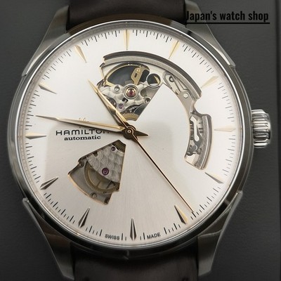  HAMILTON Jazzmaster Open Heart H32675551 Silver Auto Men's Watch New in Box 