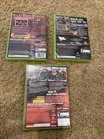 Xbox 360 S Console 4GB + Guitar Hero bundle + Guitar + Games. Tested!!