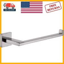 Brushed Nickel Heavy Duty Wall-Mounted Towel Bar - 10.7 Inches of Elegance
