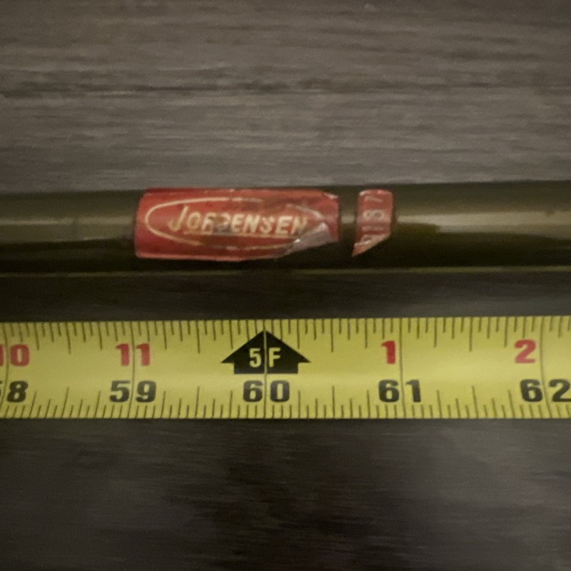 jorgensen no.187 telescopic fishing rod / 6ft 8in