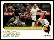 2022 Topps Heritage Christian Vazquez Boston Red Sox #213