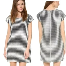 MADEWELL Striped T-shirt Mini Dress - Size 6