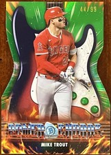 🔥NEW🔥2026 Bowman MIKE TROUT Power Chords GREEN VAR /99🔥LA Angels🔥