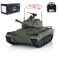 Tongde 1/16 M24 Chaffee elektrischer leichter RC Panzer Infrarot Rohrrücklauf