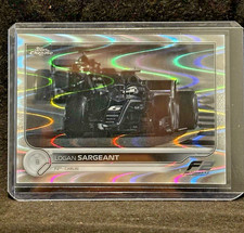 2022 Topps Chrome Black & White Ray Wave Refractor Logan Sargeant #134