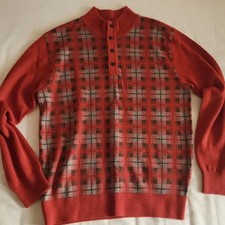 Pierre Gardin Red Color Knit Sweater