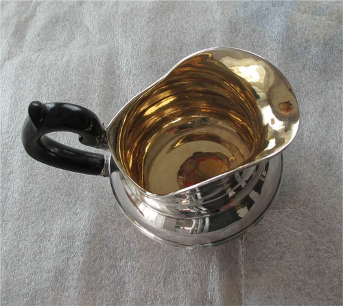 1840 RUSSIAN STERLING SILVER GILDED BRANDY JUG ST. PETERSBURG, 84/ 875 EMPIRE - Picture 2 of 7