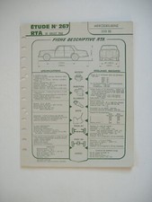 Revue technique Mercedes 250