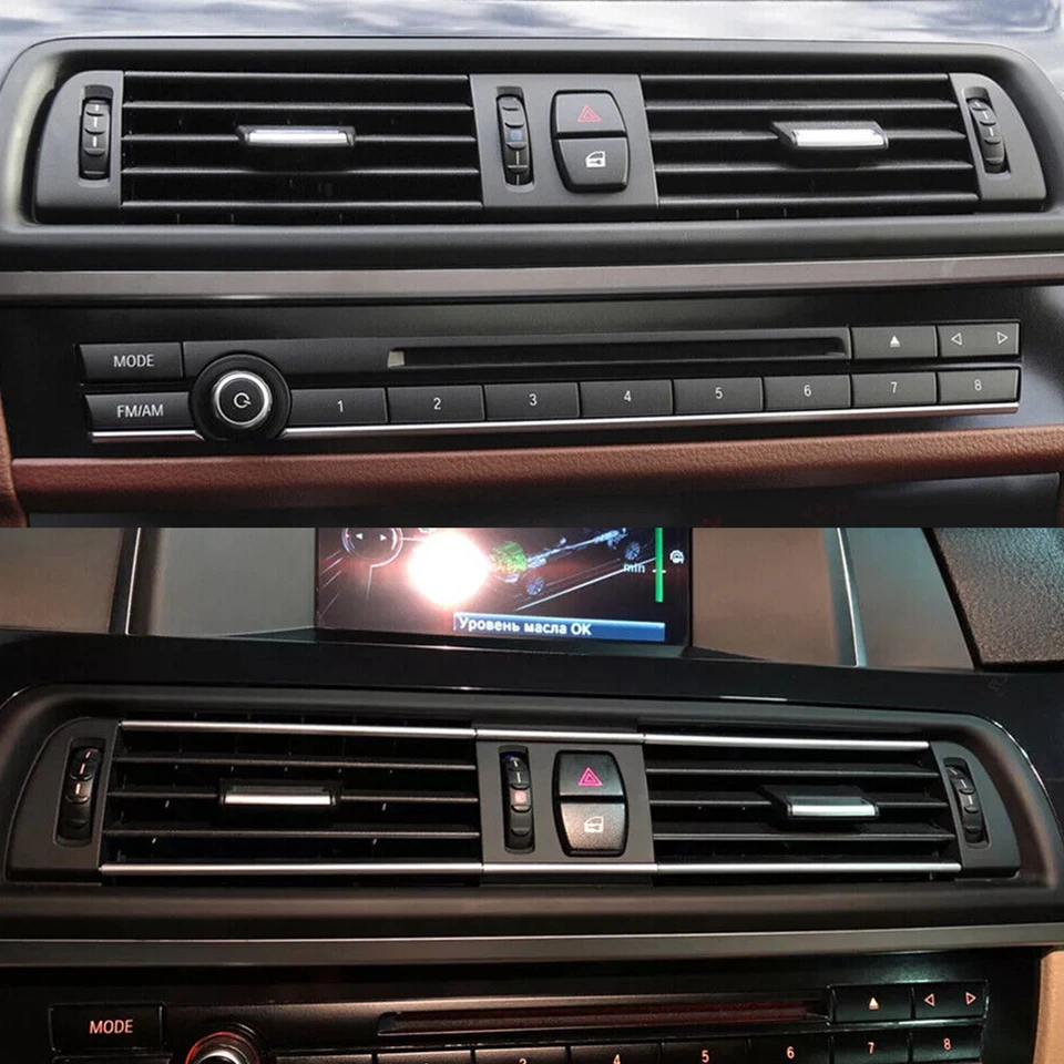 Center Air A/C Outlet Vent Cover Car Accessories For BMW 5-Series F10 525i 535i Foto 2 de 4