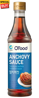 O'Food Premium Anchovy Fish Sauce, Korean Pantry Staple Flavor Enhancer, Perfect