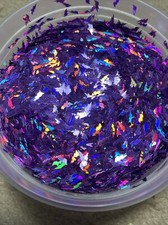50G Solvent Resistant Holographic Lighting Glitter Nail Art Face Crafts