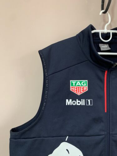 Mens Honda Red Bull Racing Zip Vest Jacket Puma F1 Team Size XXL - Picture 3 of 7