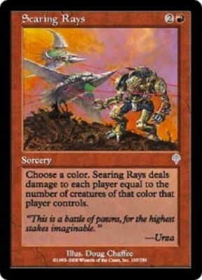 MTG 1x Searing Rays Invasion  Card Magic The Gathering