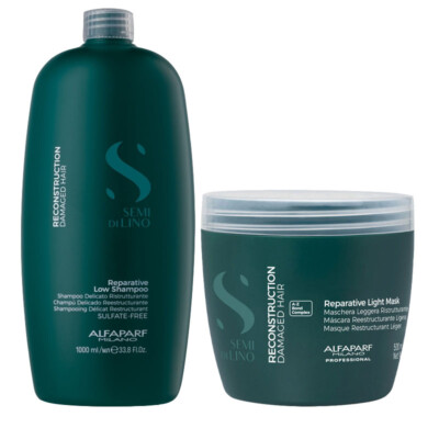 ALFAPARF MILANO Kit Samen Von Lino Reparative shampoo 250ml+ mask