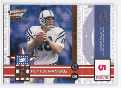 PEYTON MANNING 2000 Revolution Making the Grade Red 5 Points #8
