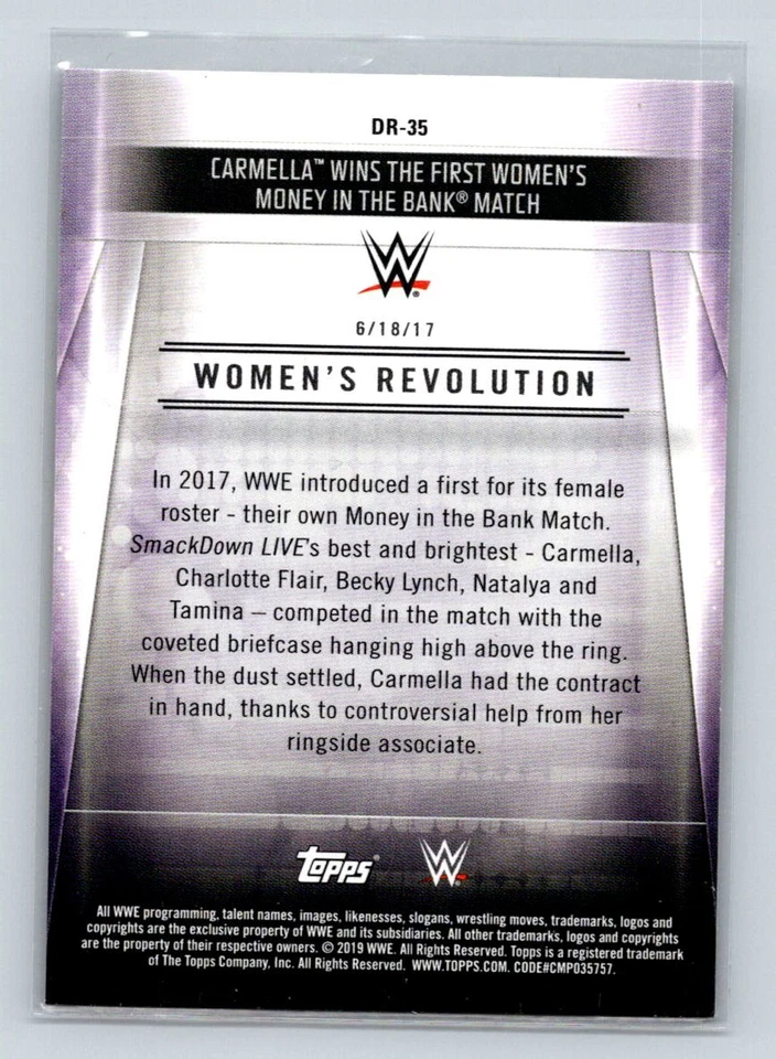 COREY GRAVES SAYS #DR-35 Carmella Wins the First Women's Money in the Bank Match - Image 2 of 2