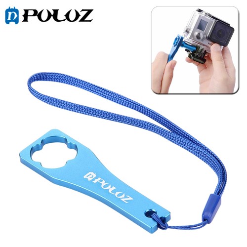 PULUZ Aluminum Alloy Tighten Screw Cap Wrench Tool for GoPro/DJI/Xiaoyi/Gamin - 第 1/14 張圖片