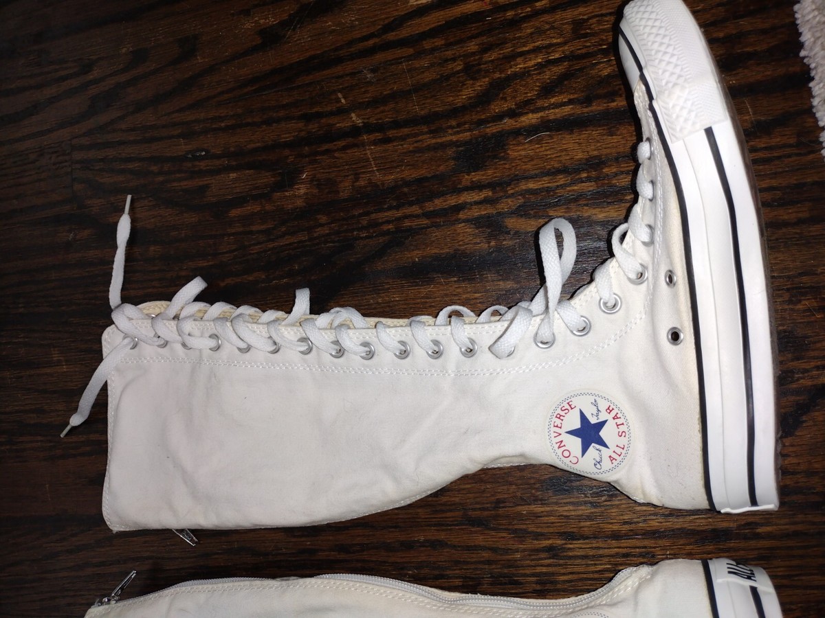 Converse All Star Chuck Taylor Women White XXHI Knee Zip