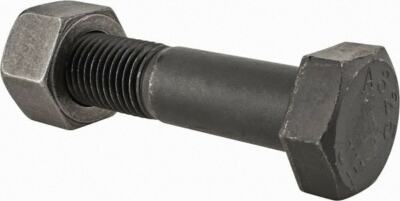 Value Collection 1-1/4 - 7 Thread, 6'' Length Under Head, Steel Hex Head Bolt ...