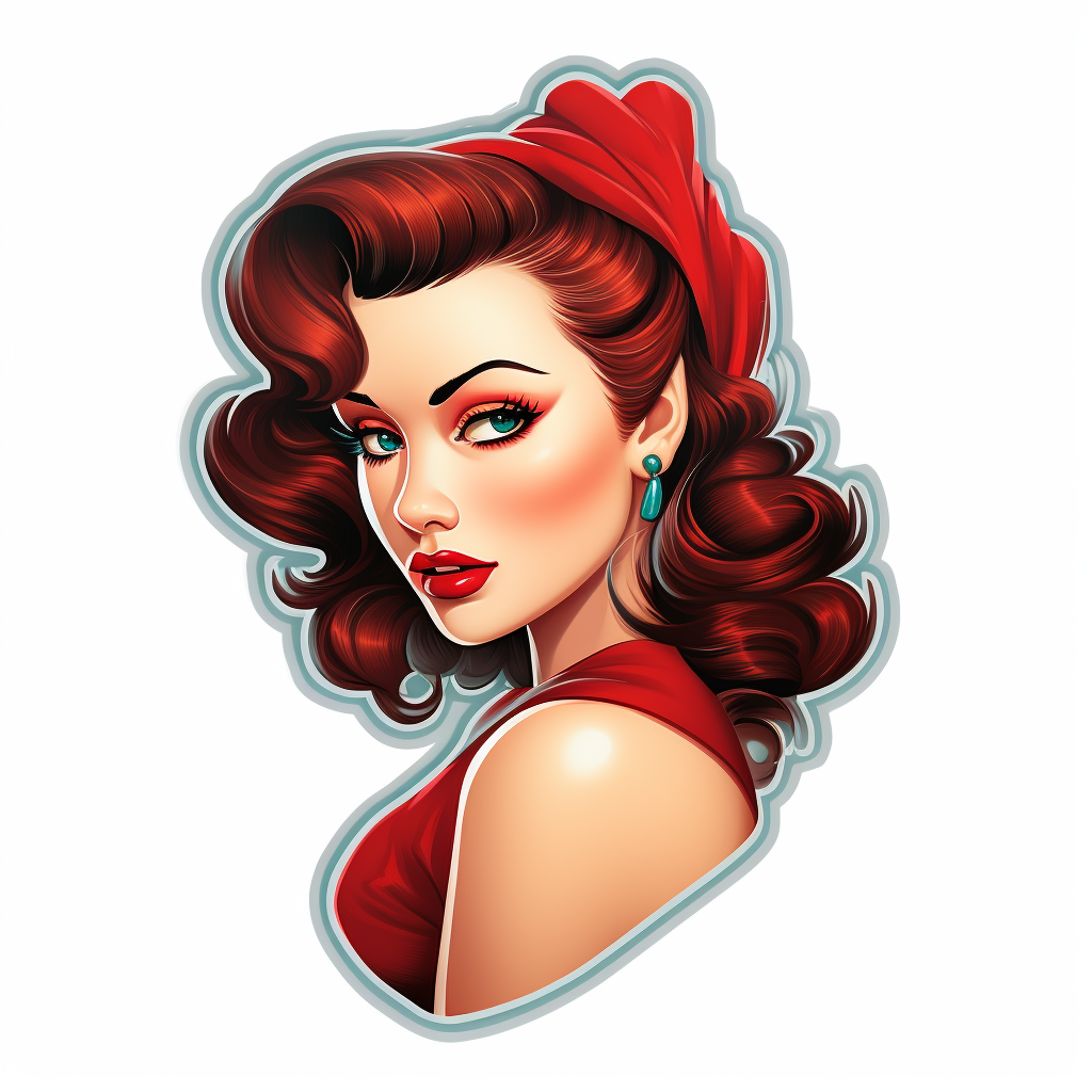 SPARK PLUG PIN UP GIRL Autoaufkleber 13 Cm - 3D Design Für Auto & Mehr