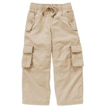 Gymboree Football Champ Tan Cargo Pants New NWT Boys 3 Buttons Pockets